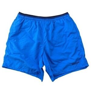90s Vintage Speedo Mens Blue Swim Trunks Mesh Lined Board Shorts